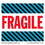 De Leone SCL522 Labels, Fragile, 4" x 4", Price/500 /roll