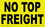 De Leone SCL525 Labels, No Top Freight, 3" x 5" fluorescent chartreuse, Price/500 /roll