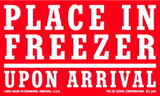 De Leone SCL534 Labels, Place In Freezer - Upon Arrival, 3
