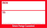 De Leone SCL535 Labels, From - To: - Return Postage Guaranteed, 5