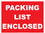 De Leone SCL538 Labels, Packing List Enclosed, 3" x 4", Price/500 /roll