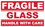 De Leone SCL547 Labels, Fragile - Glass - Handle With Care, 3" x 5", Price/500 /roll