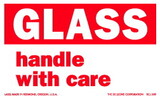 De Leone SCL558 Labels, Glass - Handle With Care, 3