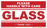 De Leone SCL566 Labels, Please Handle With Care - Glass - Thank You, 3