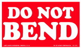 De Leone SCL575 Labels, Do Not Bend, 3