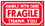 De Leone SCL576 Labels, Handle With Care - Fragile - Thank You, 3" x 5", Price/500 /roll