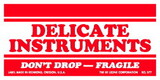De Leone SCL577 Labels, Delicate Instruments - Don'T Drop - Fragile, 2½
