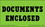 De Leone SCL592 Labels, Documents Enclosed, 3" x 5" fluorescent green, Price/500 /roll