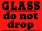 De Leone Labels, Glass - Do Not Drop, 3