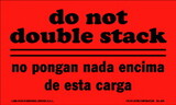 De Leone SCL600 Labels, Do Not Double Stack - No Pongan Nada Encima De Esta Carga, 3