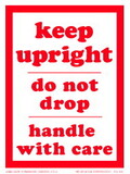 De Leone Labels, Keep Upright - Do Not Drop - Handle With Care, 3
