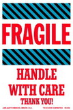 De Leone SCL804 Labels, Fragile - Handle With Care - Thank You!, 4