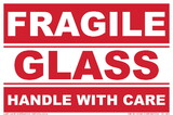 De Leone SCL820 Labels, Fragile - Glass - Handle With Care, 4