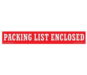 De Leone SCL828 Labels, Packing List Enclosed, 2" x 12"