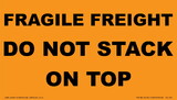 De Leone SCL901 Labels, Fragile Freight - Do Not Stack On Top, 4