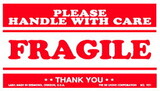 De Leone SCL921 Labels, Please Handle With Care - Fragile - * * Thank You * *, 4