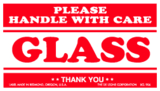 De Leone Labels, Please Handle With Care - Glass - Thank You, 2½