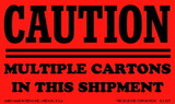 De Leone SCL529 Lables, Caution - Multiple Cartons In This Shipment, 3
