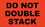 De Leone SCL572 Labels, Do Not Double Stack, 3" x 5" fluorescent red, Price/500 /roll