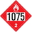 De Leone SDP405 Labels, Un 1075 Liquefied Petroleum Gas - Flammable Gas - Class 2, 10&#190;" x 10&#190;" (tagboard), Price/25 /package