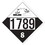 De Leone SDP429 Labels, Un 1719 Caustic Alkalis Liquids, N.O.S. - Corrosive - Class 8, 10&#190;" x 10&#190;" (tagboard), Price/25 /package
