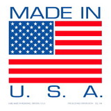 De Leone USA304 Labels, Made In U. S. A., 2