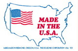 De Leone USA103 Labels, Made In The U.S.A., 1 ½