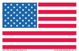 De Leone USA301 Labels, Flag, 2