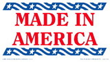 De Leone USA502 Labels, Made In America, 2½