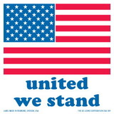 De Leone USA509 Labels, United We Stand, 4" x 4"