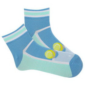 K. Bell Women&#8217;s Tennis Court Ankle Sock