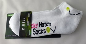 K Bell Socks "Lucky Match" Women's Sock Size 9-11