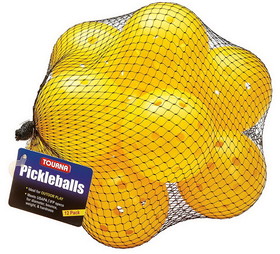 Tourna Pickleballs &#8211; Outdoor 12 Pack, Optic Yellow