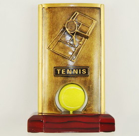 Clarke Resin Spinner Tennis Trophy