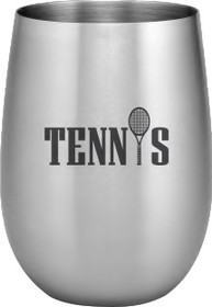 Tennis Design Stainless Steel Wine Glass- 20 oz