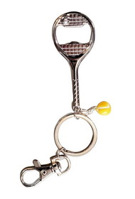 Clarke Tennis Racquet Bottle Opener and Keychain