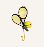 Tennis Ball and Racquet Hook