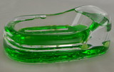 Clarke Acrylic Soap Dish w/Tennis Balls-Green