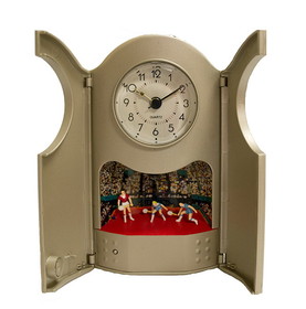 Mini Clock with Tennis Players
