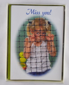 Clarke Greeting Cards "Miss You"