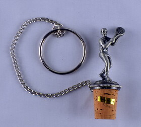 Pewter Stopper-Male Tennis Player