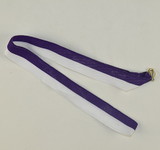 Purple and White Ribbon for Tennis Medal