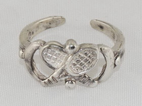 Sterling Silver Tennis Toe Ring