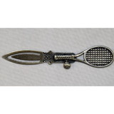 Silver Racquet/Ball Bookmark