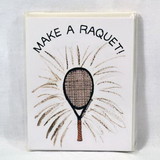 Clarke Notes & Envelopes-Make A Racquet-8 cards & envelopes