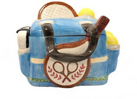 Clarke Tennis Cookie Jar