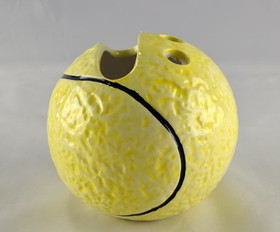 Ceramic Tennis Ball Memo Holder