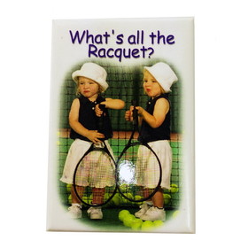 Tennis Magnet "Racquet"