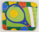 Clarke Tennis Mousepad-Racquet & Balls