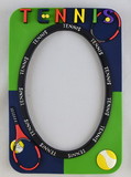 PVC Tennis Picture Frame (Picture size 3 1/2 x 5)